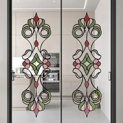 Abstract Geometric Pattern Wall Stickers for Door Bedroom Decoration Wall Decals Kids Home Decor Accessories Living Room