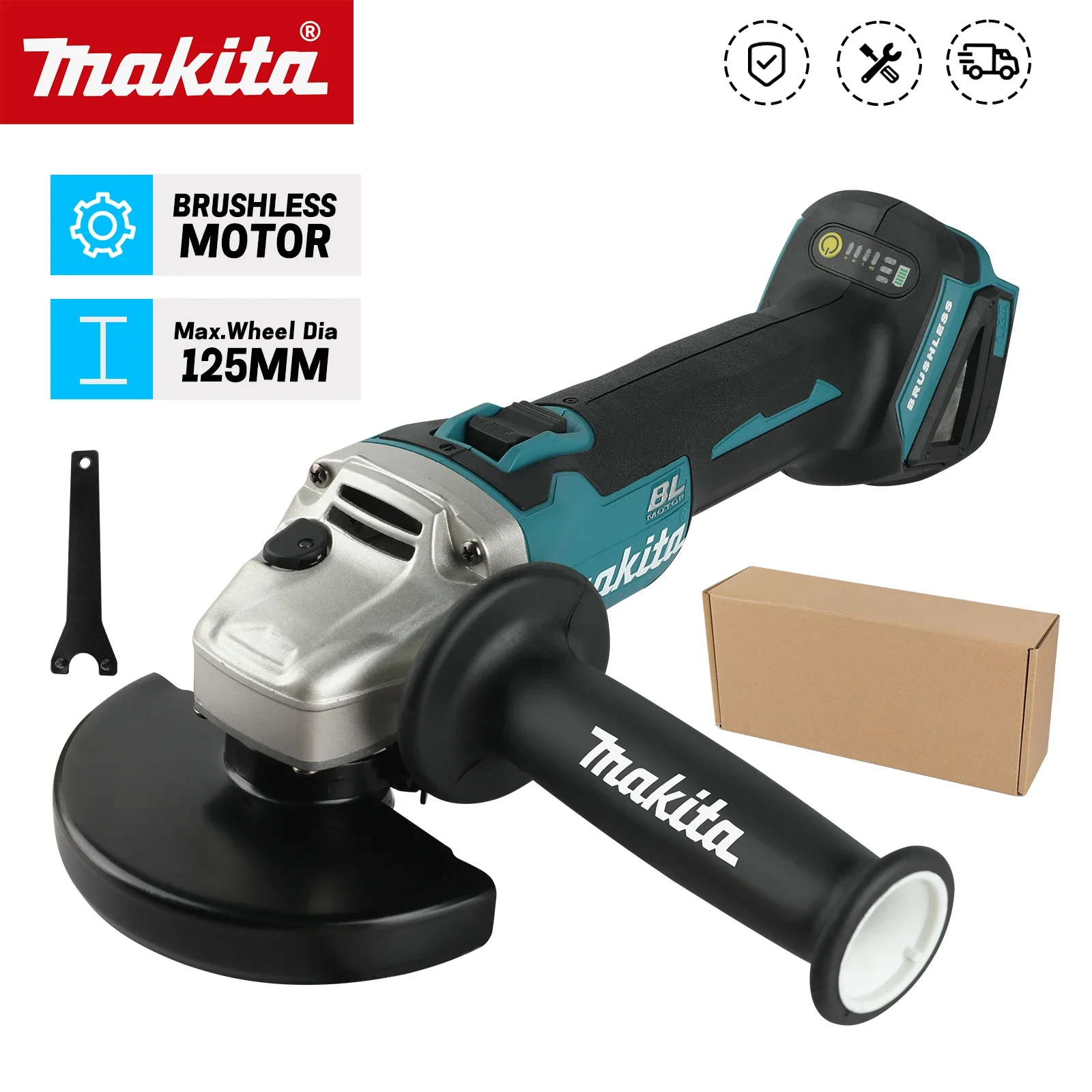 for-makita-dga406-angle-grinder-with-safety-guard-protect-operator-from-sparks-and-debris-during-operation-tools