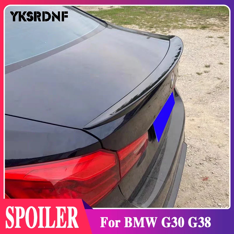 

High quality ABS Material Car Spoiler P style For 2018 2019 2020 BMW new G30 G38 M5 520i 528i 535i 530i 525i Spoiler