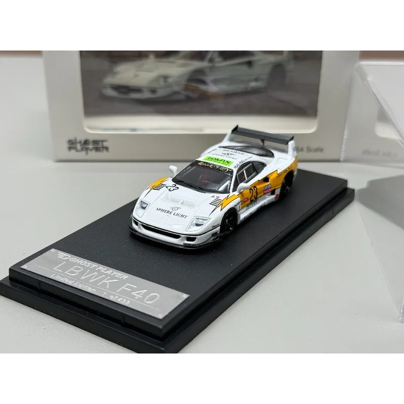 GHOST PLAYER 1:64 Alloy F40 LBWK SW Car Model Adult Collectible Decoration Item Boy's Gift