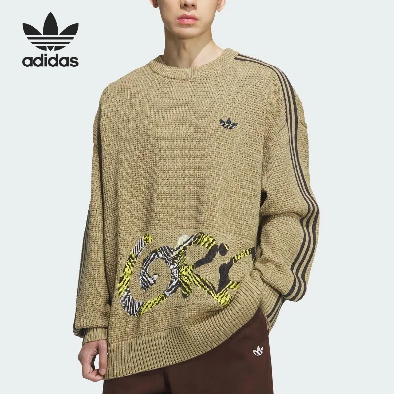Adida Clover Men's Pullover Loose Sports Fashion Casual Sweater KC0111