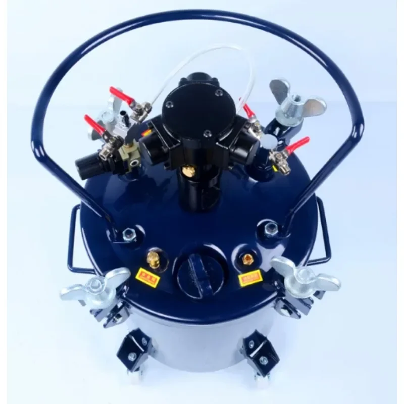 Stainless‑Steel Pneumatic Pressure Bucket Automatic Paint Spray Tank Discharge Sprayer for Paint Coating Spraying Operation