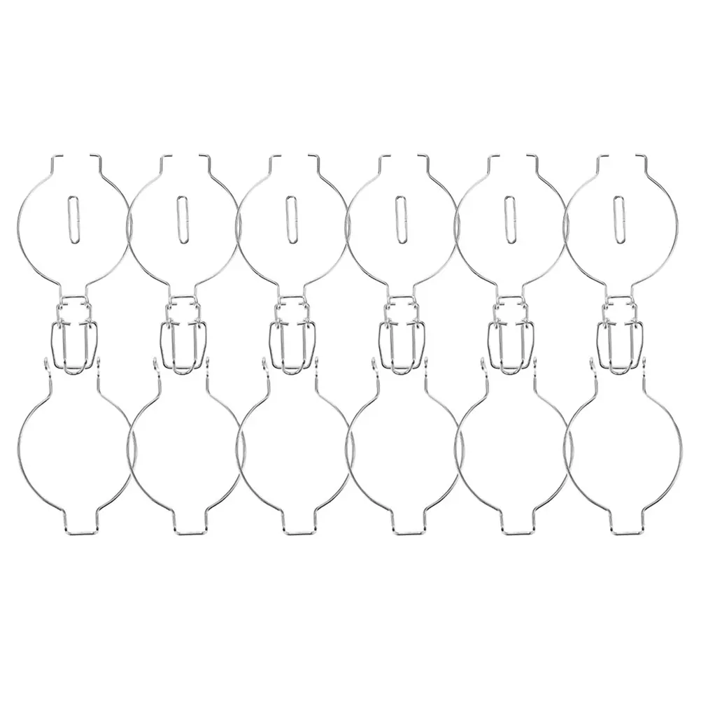

6pcs Sealing Can Buckle Mason Jar Clips Stainless Steel Glass Jars Container Fastening Canning Supplies Storage Tools