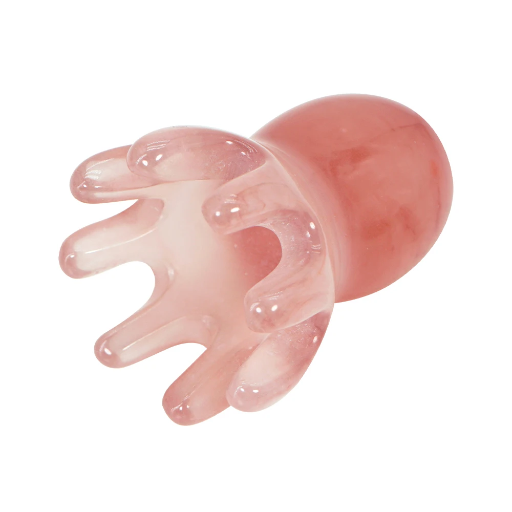 1pc Octopus Geformt Kopf Meridian Akupunkturpunkt Massage Kamm Breiter Zahn Kopfhaut Kamm Nacken und Rücken Manuelle Tiefe Massage werkzeuge – Detail 8