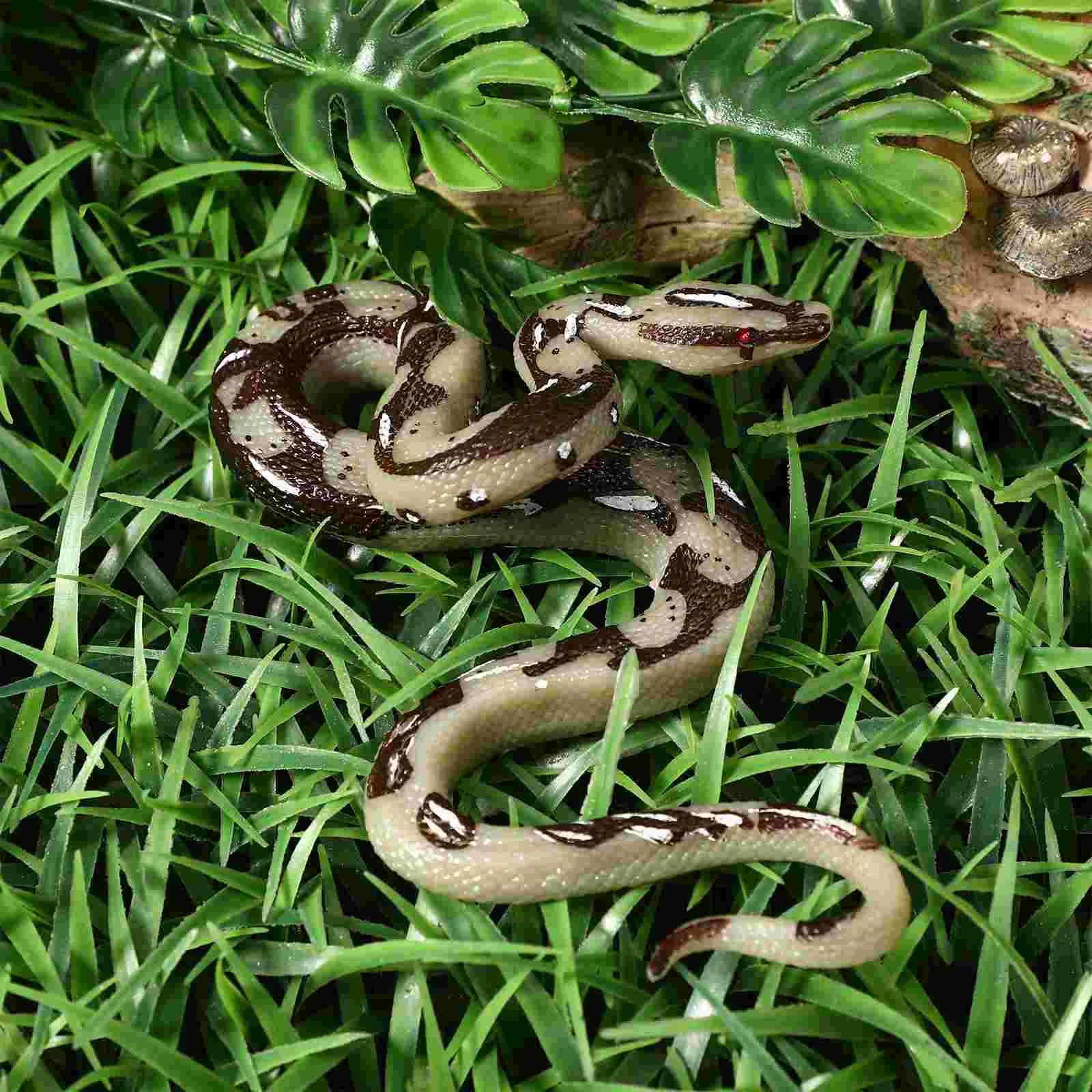 Juguete modelo de alta simulación, serpiente realista grande, broma espeluznante y complicada para Halloween, juguete de serpiente aterrador, juguete de broma