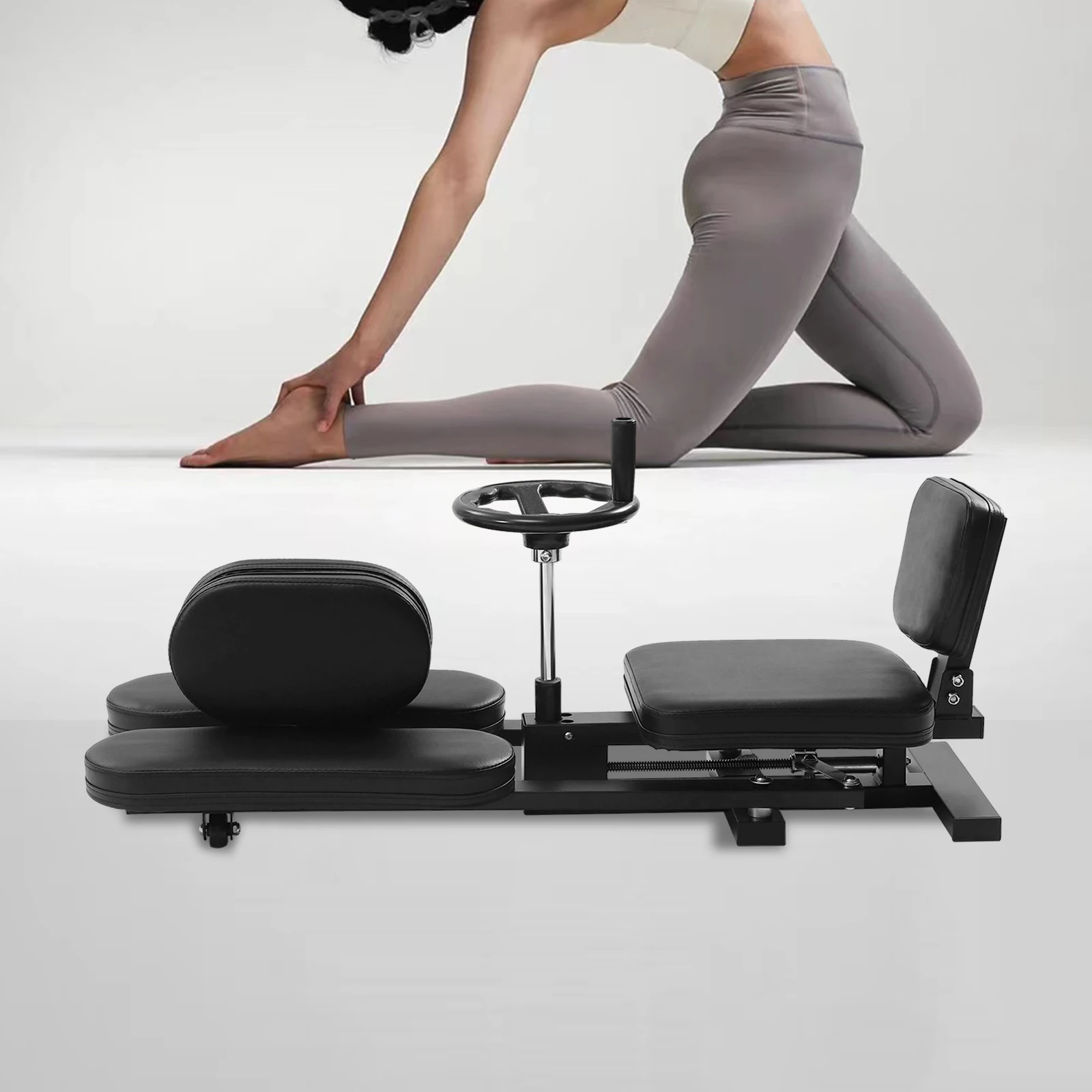 آلة تمديد الساق للراقصين، آلة تقسيم معدات الإطار الفولاذي شديدة التحمل للمنزل وصالة الألعاب الرياضية وتدريبات اللياقة البدنية