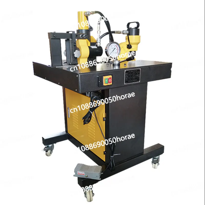 Multi functional busbar processing machine, small hydraulic punching, portable three in one