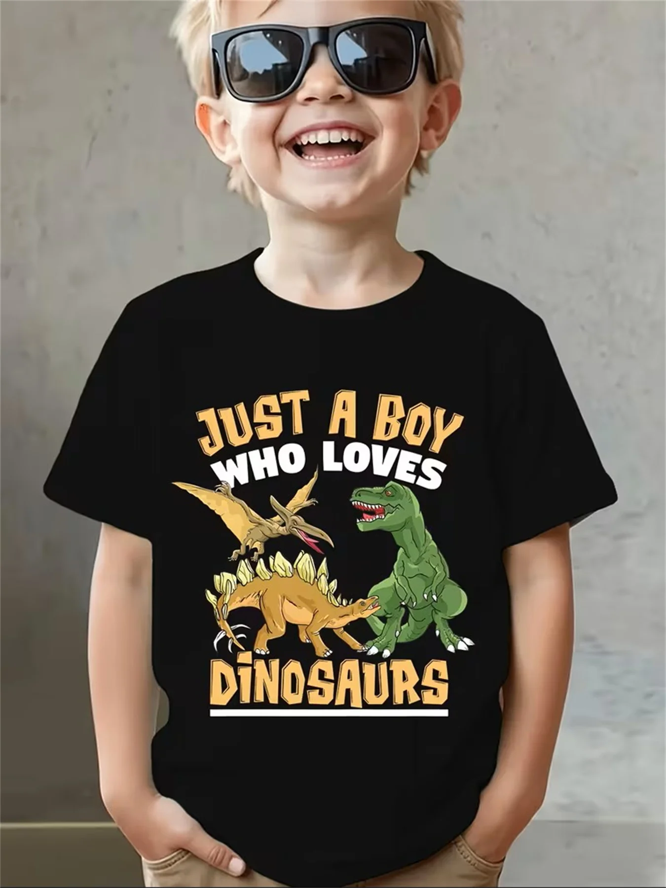 Summer Fashion Boys' Short-Sleeve T-Shirt 