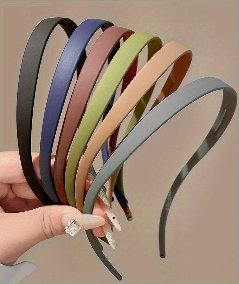 Minimalistisches, mattes Stirnband, U-förmiges Anti-Rutsch-Stirnband, geeignet für Frauen, modisches, vollständig abgestimmtes Haar-Accessoire – Detail 9