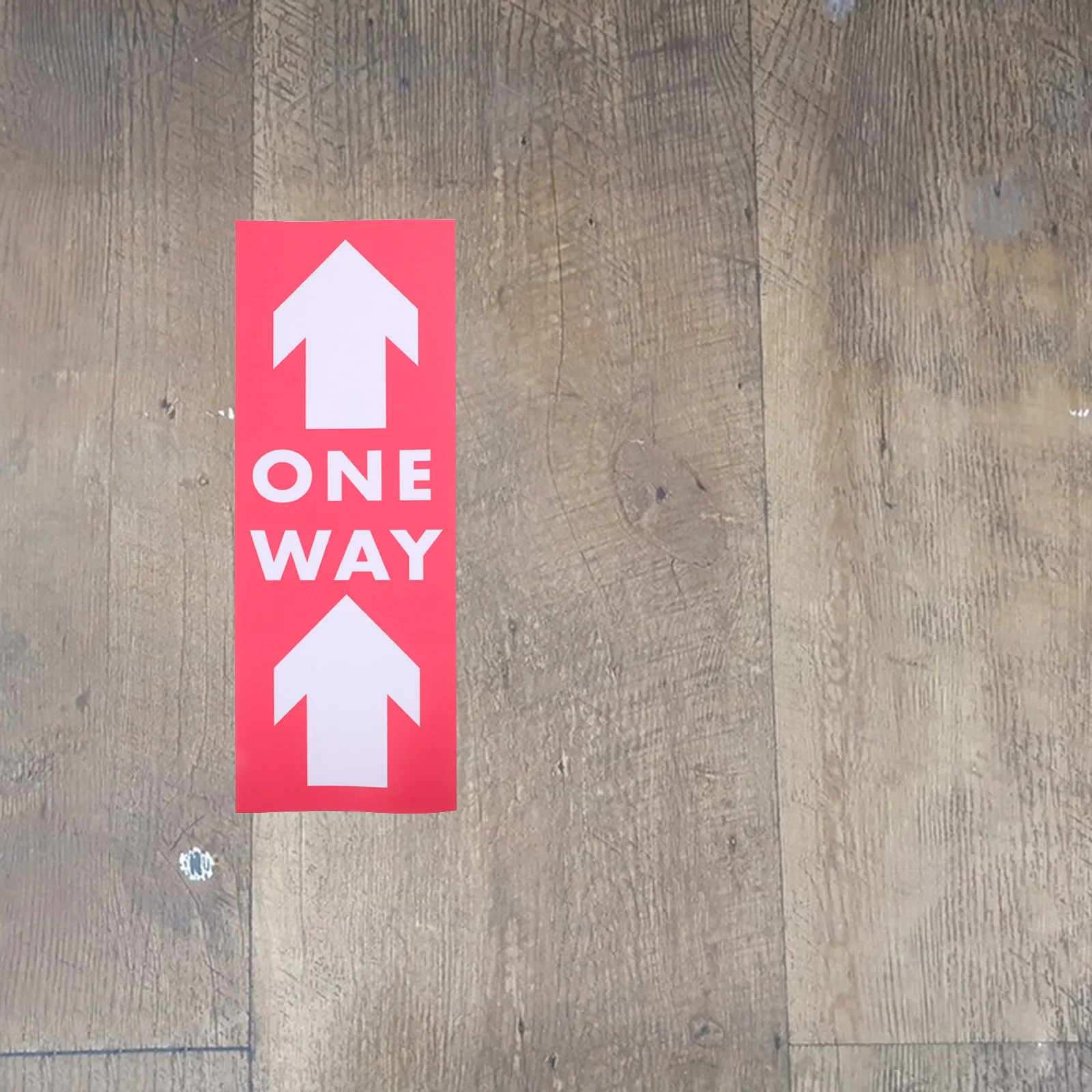 

5 Pcs Arrow Warning Post Signs Indicating Direction Decals Labels Indicators Indication