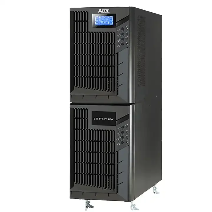 hot sales 2024 Rack Mount UPS Uninterruptible Power Supply frequency 2*12v9ah Battery  1KVA 800w With Lcd Panel good price