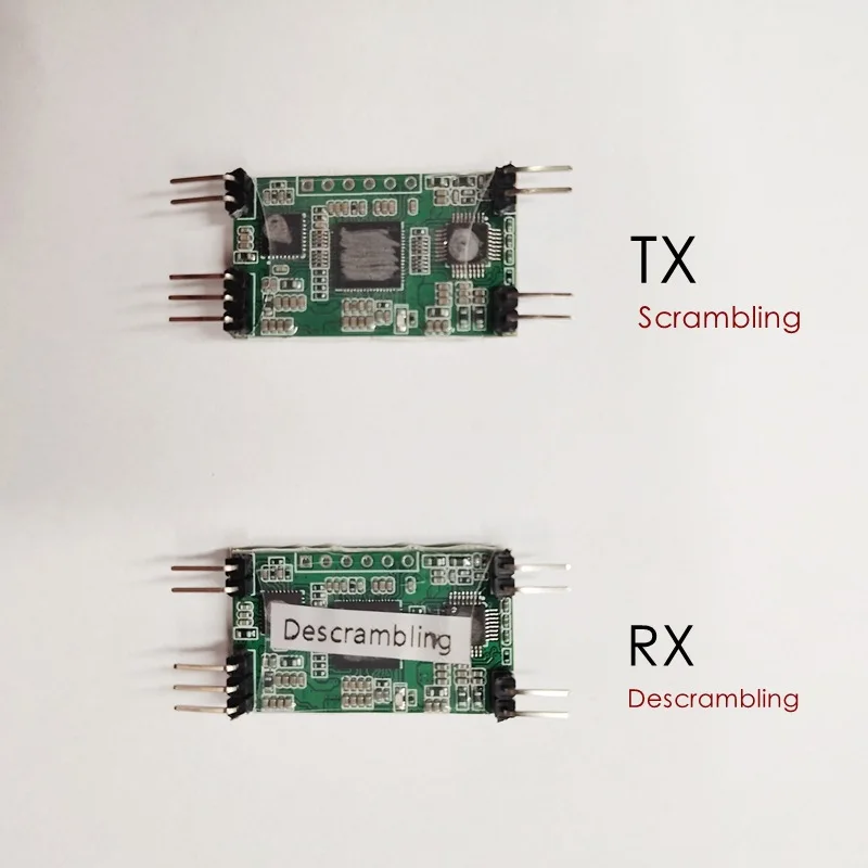 Full band encryption module FPV image transmission and reception one-to-one video encryption and decryption module