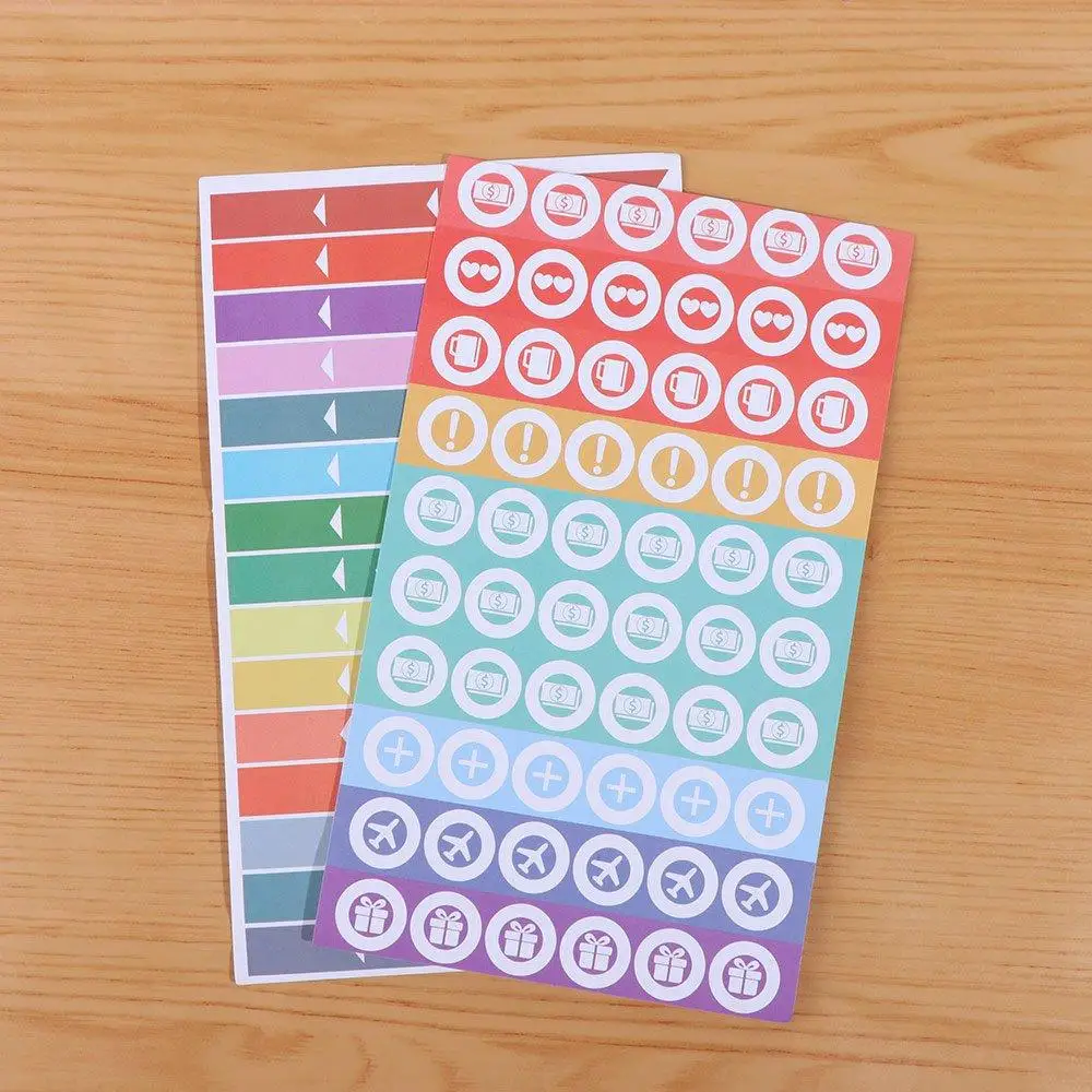 Easy To Use Transparent Loose-Leaf Binder Waterproof PVC A6 Budget Planner 6 Ring Cash Envelopes Money Organizer Journal Planner