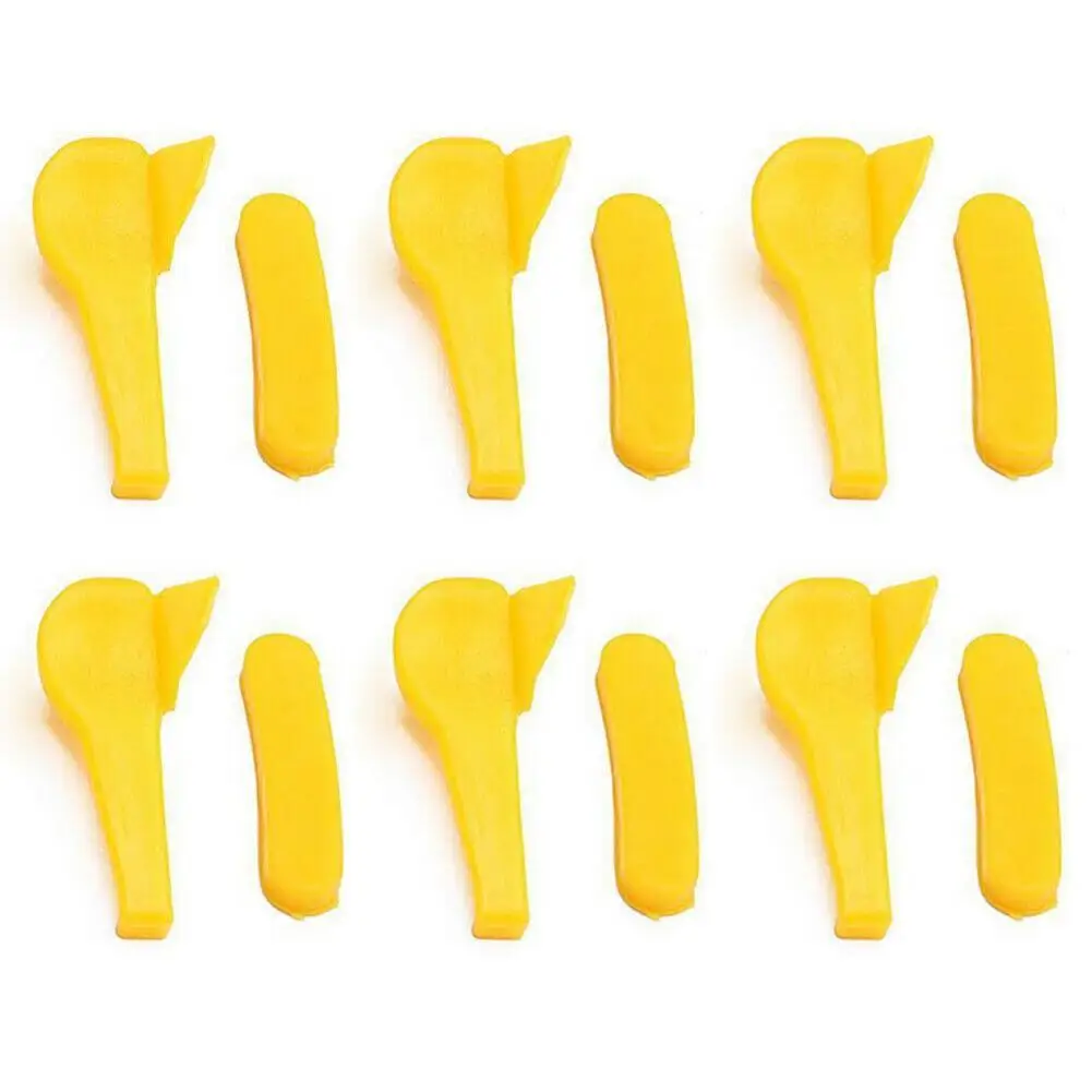 12Pcs Tire Changer Accessories Bird Head Protector Plastic Pad Protection Rubber Yellow Tire Changer Accessories