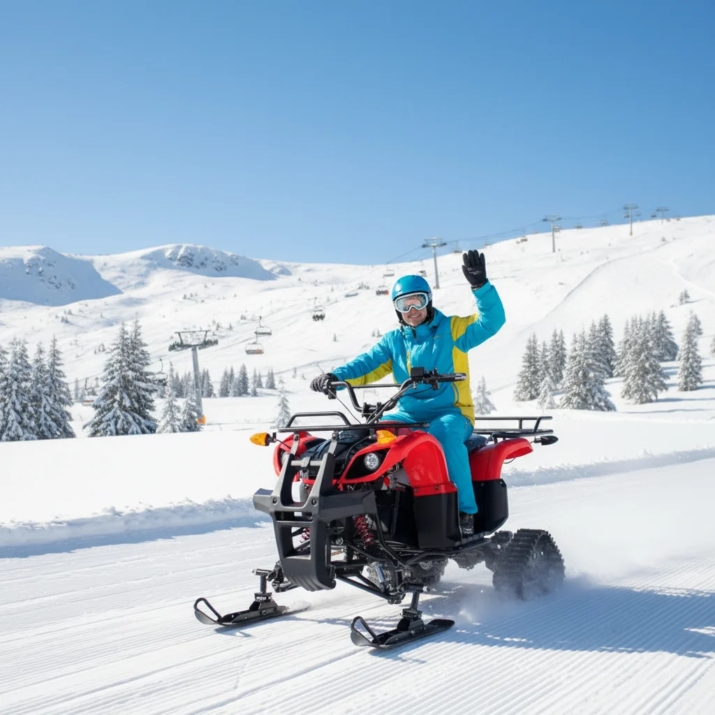 

Seventh Power Off-Road Performance 60km/h Thrilling Ride 125cc Winter Adventure Snowmobile