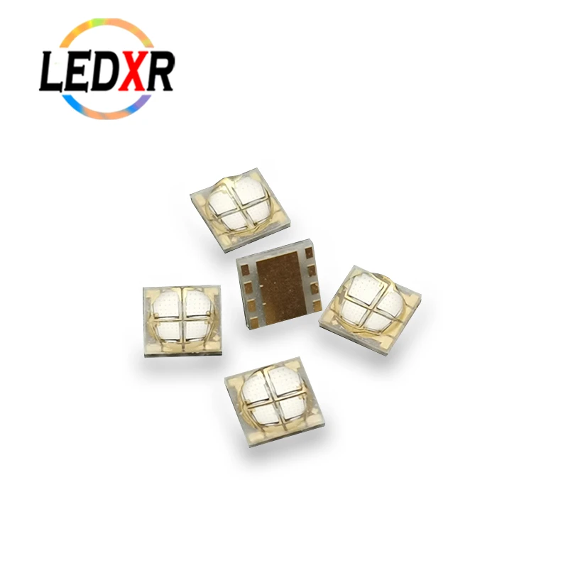 UV LED full sky LG led chip led 10w 365nm T6 5050 smd led ceramic beads 45mil*4 chips 385nm 395nm 405nm can be soldered led pcb