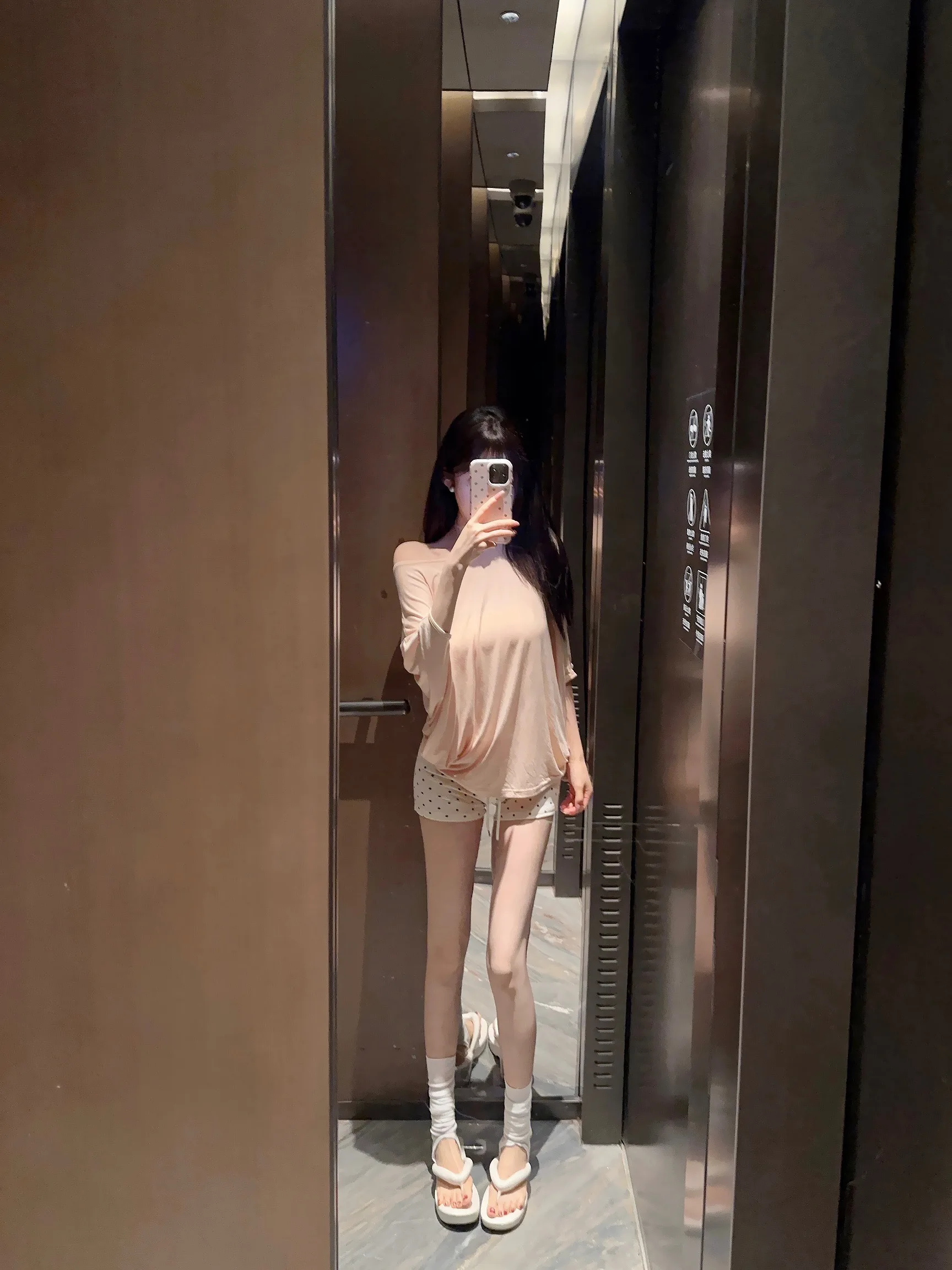 eva-lazy-style-shoulder-bared-long-sleeve-batwing-top-women's-loose-slimming-casual-top-korean-sun-protection-t-shirt