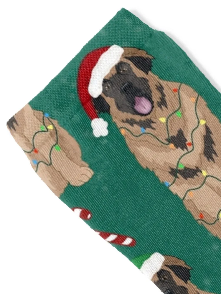 جوارب عيد الميلاد ليونبرجر سانتا كرة القدم الأرضية للشتاء الدافئ للجري للرجال والنساء