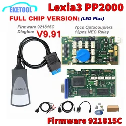 Lexia 3 PP2000 Update Full Chip Firmware 921815C OBDII Code Reader Diagnostic Tool Scanner Diagbox V9.91 For Citroen for Peugeot