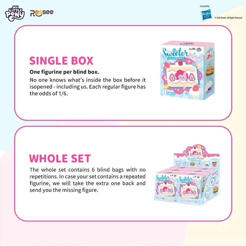 My Little Pony Foodie Coin Purse Blind Box(Pick a random one)  Plush Wallet Cute Collectible Gift for School Travel, Backpack - view 6