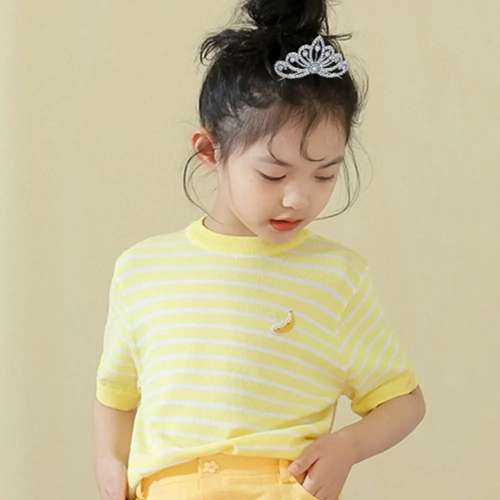 Crown Headband Children Crystal Rhinestone Crown Crystal Tiara Fashion Alloy Hair Jewelry Women's Hair Crowns