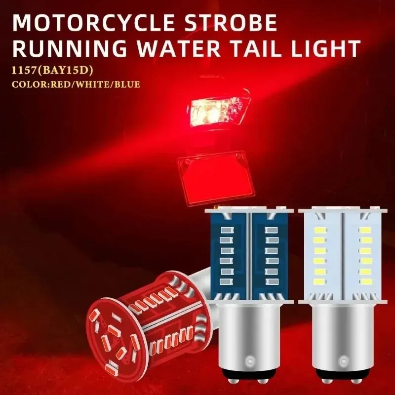 

1157 For motorcycle Led Brake light Strobe taillight Flowing flashing stop light led 1157 bay15d red parking light led spotlight