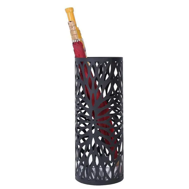 

Household floor-to-ceiling wrought iron umbrella barrel factory direct sales Nordic umbrella stand simple umbrella
