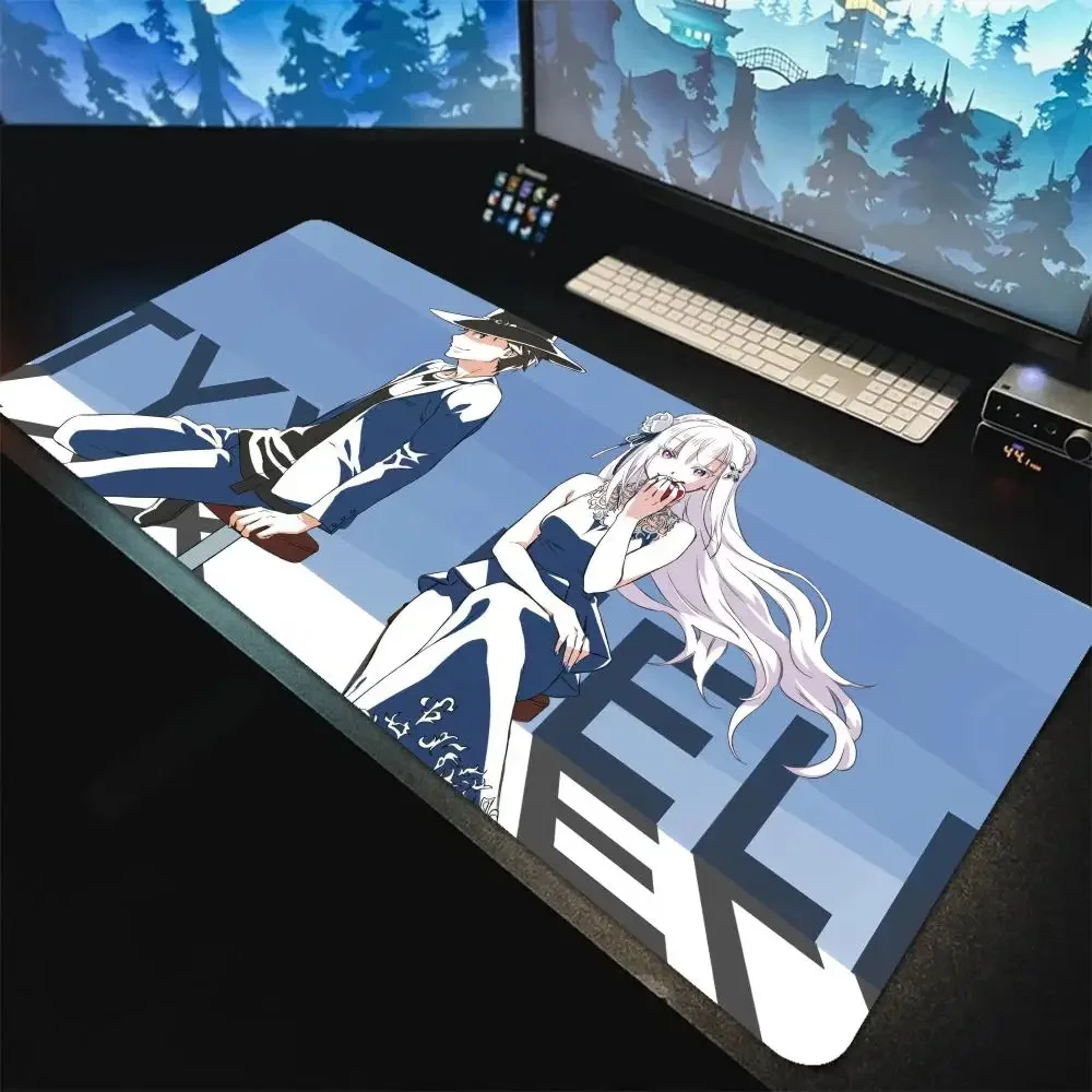 Hot R_re Z_zero Mouse Pad Durable Rubber Mousepad Size for Game Keyboard Pad for Gamer Computer Accessories Desk Protector