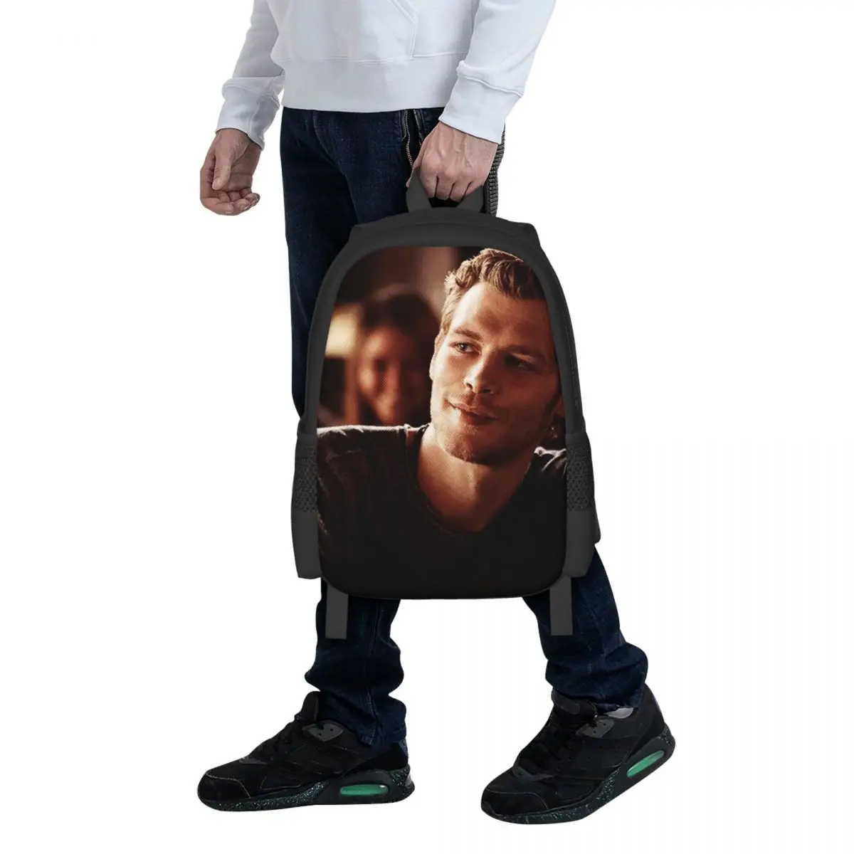 Klaus Mikaelson Student Backpack School Bag Hiking Travel Daypack for Men Women Fashion Bookbag Shoulder Bags