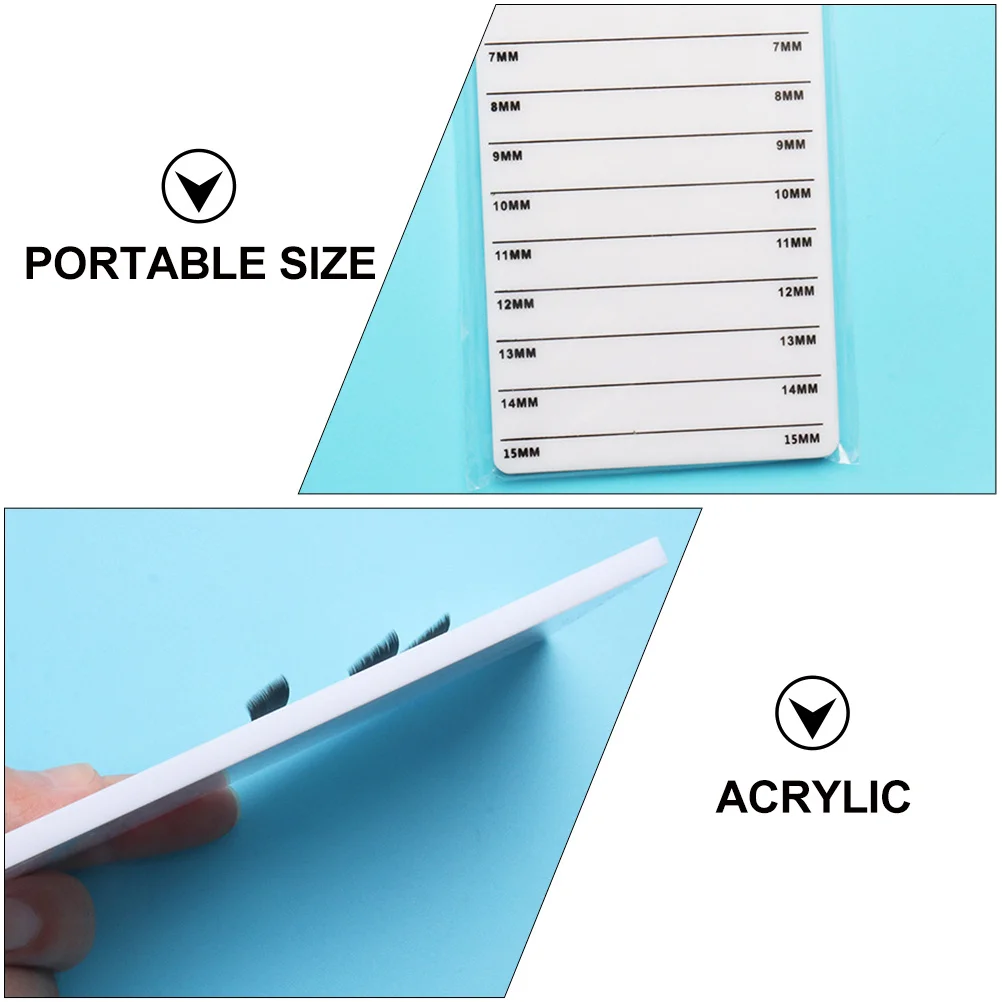 

2Pcs False Eyelash Display Plate Compact Lash Storage Board Professional Grafting Tool for Cosmetology Home Use