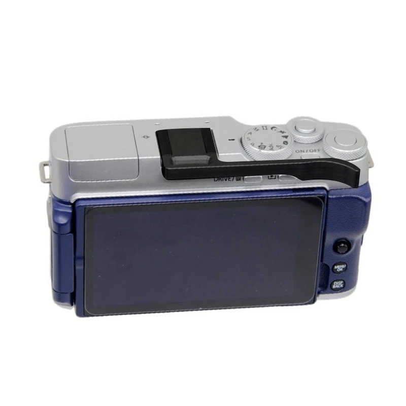 Aluminum Hot Shoe Cover Thumb Rest Finger Hot Shoe Mount Handle Grip For Fujifilm X-A7 SLR Camera