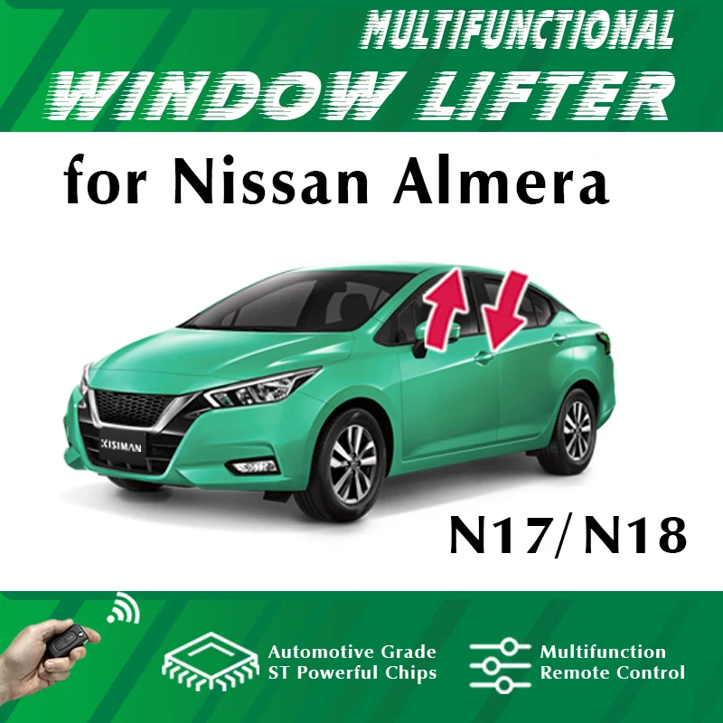 

For Nissan Almera N17 N18 Windows Roll Up And Down Automatic Window Lifter Closer Close Car Accessories