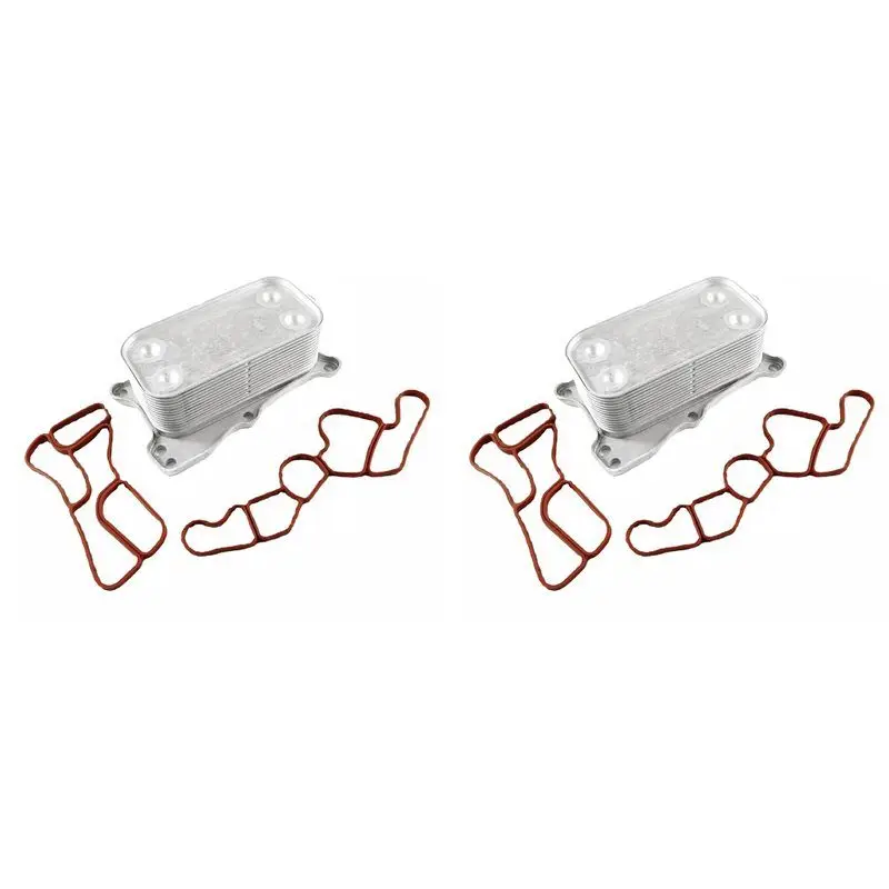 

2X A2721880001 2721880001 Engine Oil Cooler W/Gasket For C230 C280 C300 C350 E350 GLK350 ML350 R350