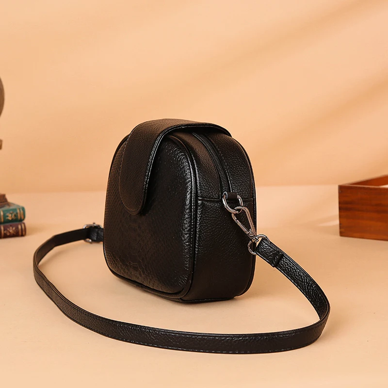 100% Cowhide กระเป๋าถือผู้หญิงกระเป๋าออกแบบกระเป๋า Crossbody สำหรับผู้หญิงกระเป๋าถือและกระเป๋าถือหนังคุณภาพสูง Tote Bolsa Feminina