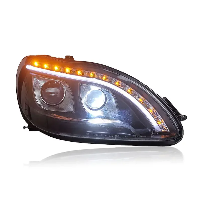 SJC Auto Car Headlight for M-ercedes-b-enz W220 S-Class 2002-2005 S280 S320 S500 S600 LED Headlight Front Lamp