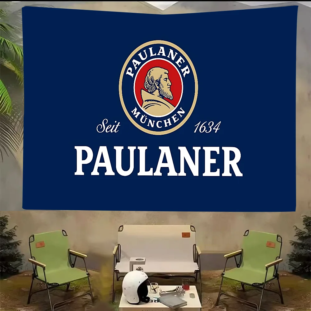 الألمانية البيرة P-Paulaners خلفية الصبي الأطفال حفلة عيد ميلاد الديكور راية الكرتون التصوير خلفية ملصق