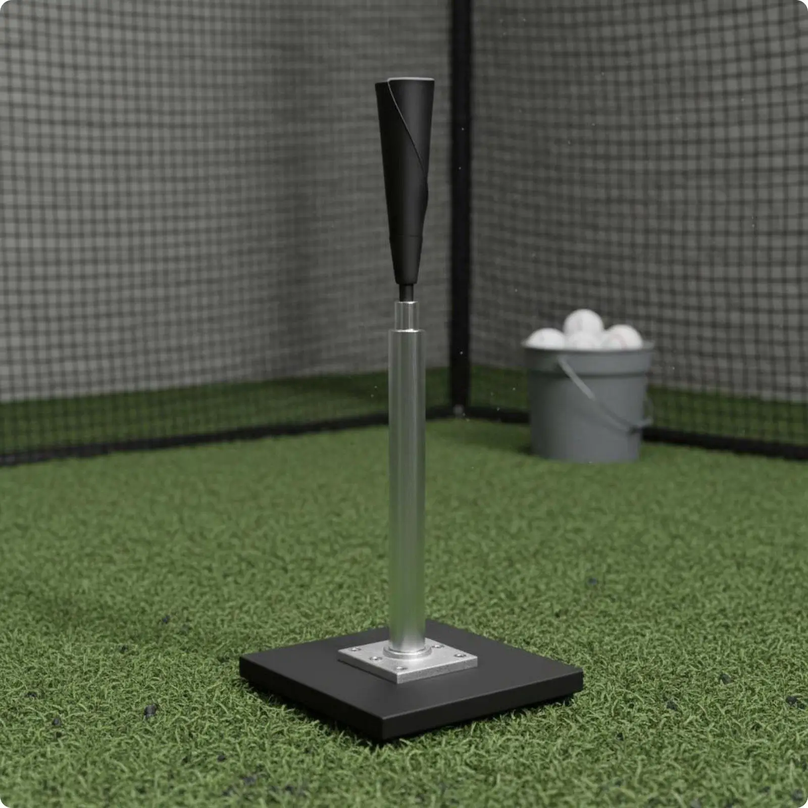Professional Baseball Batting Tee Stand for Training Aluminum Alloy Construction Adjustable Strike Zone for Softball Hitting