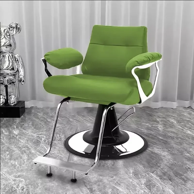 كرسي حلاق فاخر مريح جمالي عصري كرسي صالون مريح إسكندنافي تصميم مصمم أثاث صالون سيلا بارا باربيريا