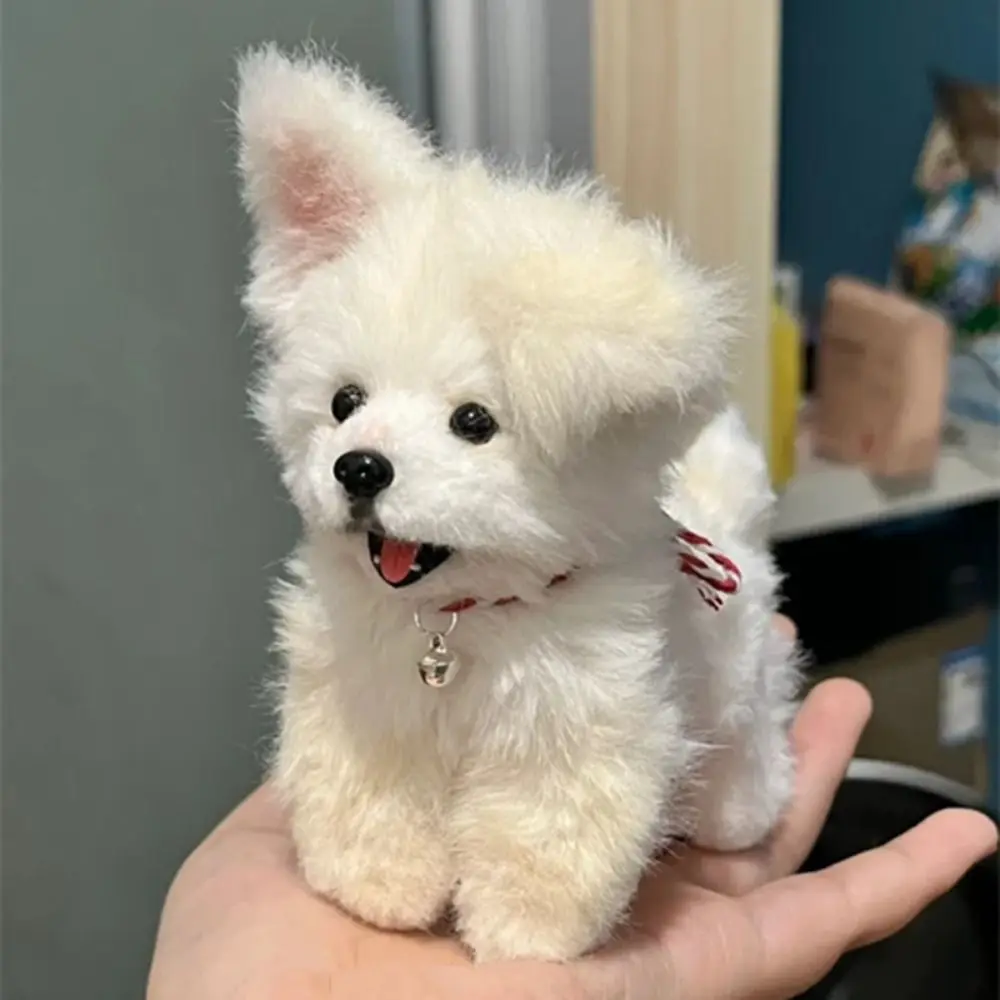 Iron Wire Plush Doll Material Set Sewing Handmade Crafts Plush Animals Material Kit Puppy Fluffy Diy Doll Material Bag Kids Gift