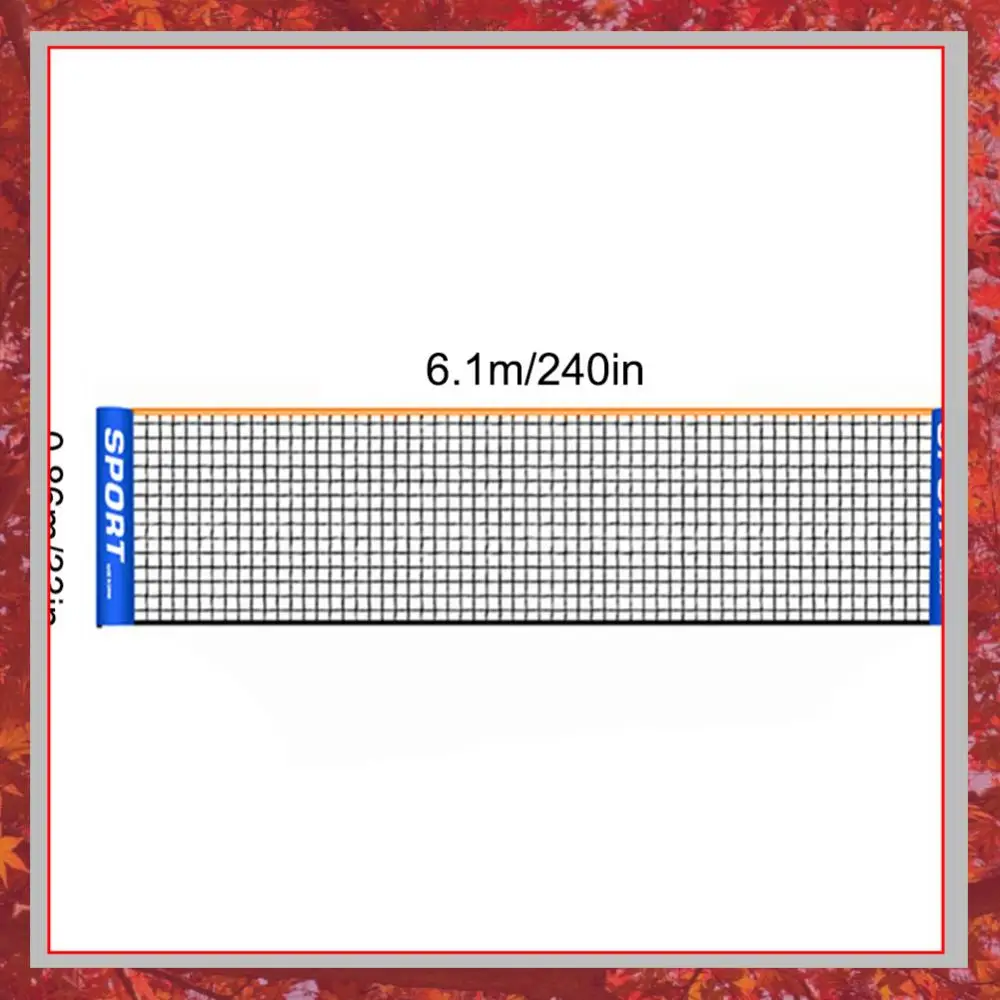 

Профессиональная сетка для бадминтона/волейбола/тенниса 3.1/4.1/5.1/6.1м, стандартная, для тренировок, простая в установке, для улицы