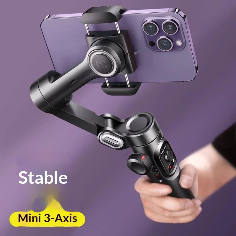 Aochuan XE 3-axis Phone Gimbal Stabilizer AI Face Tracking 2600mAh Battery Gimbal Stabilizer