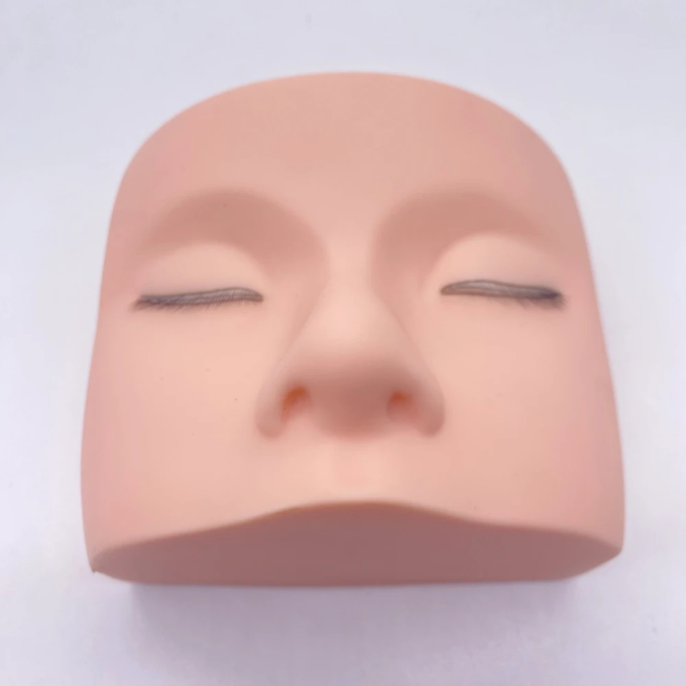 3D Lashes Eyelash Extension Mannequin Head High Quality Practice Tools Close to the Texture of Real Skin Silicone Gel Material