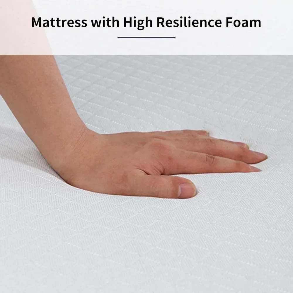 Zusammenklappbare Memory-Schaum-Matratze mit Nagelkopf-Armlehnen, 2-in-1-Schlafsofa, Schlafbett, volle Größe, Wohnzimmer, Gast