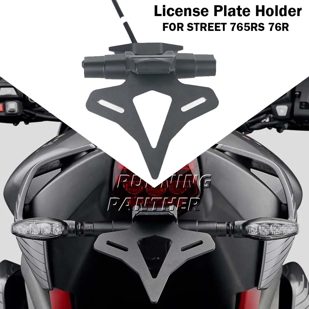 NEW Motorcycle Rear Short Tail Stock Tidy License Plate Holder Tailstock Bracket Kit For Street 765RS 765R 765 RS 765 R