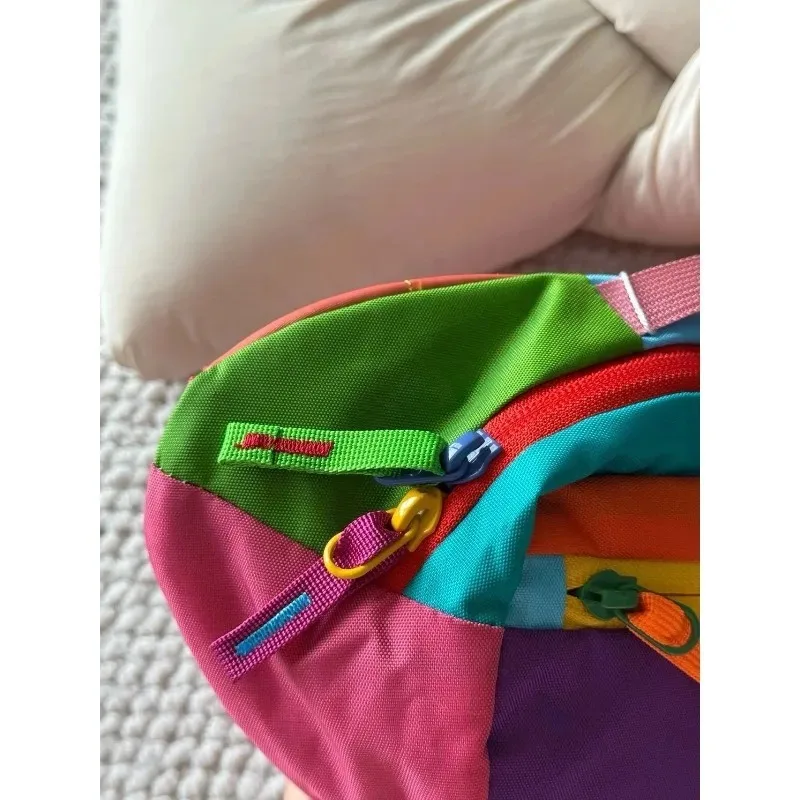 أزياء الاتجاه زوجين حقيبة الثدي الدوبامين 3L سعة كبيرة حزمة فاني 25 حقيبة عادية جديدة من النايلون المائل #4