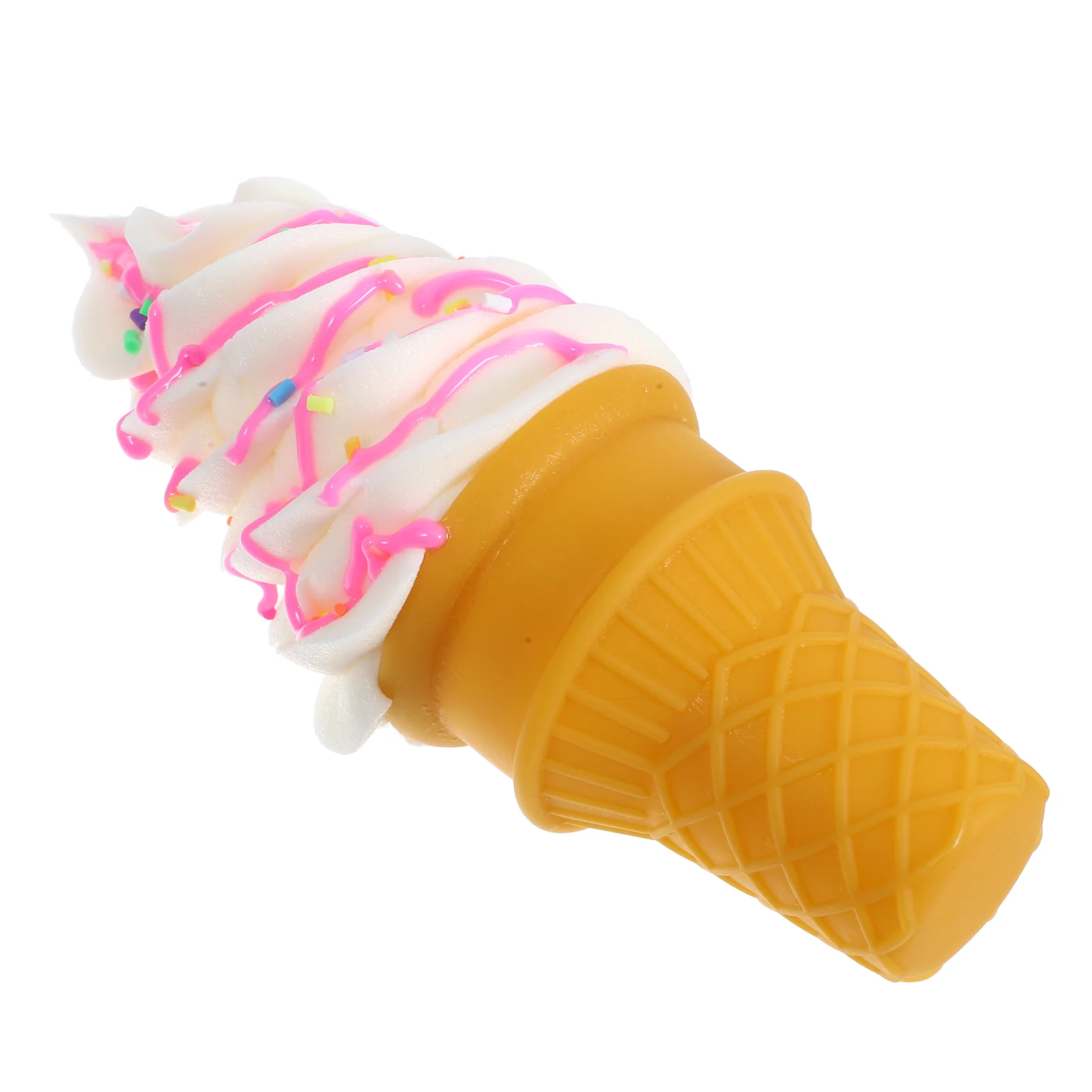 Ice Cream Cone Model Simulated Jam Fake Modeling Figurine Artificial Pvc Simulation Prop