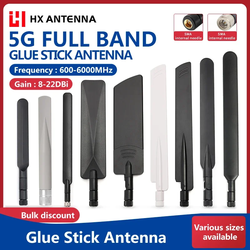 5G/4G/3G/2G/LTE/GSM/NBIOT/GPRS/WCDMA full-band glue stick antenna is omnidirectional foldable Inner needle