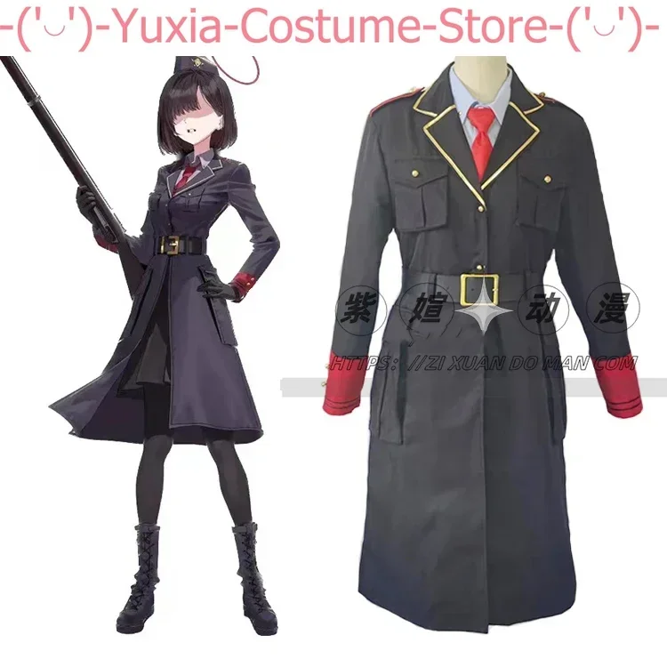 Arquivo Azul Gehenna Academy Cosplay Traje, Jogo Igusa Haruka Suit, Uniforme de Halloween, Festa de Carnaval Role Play Outfit