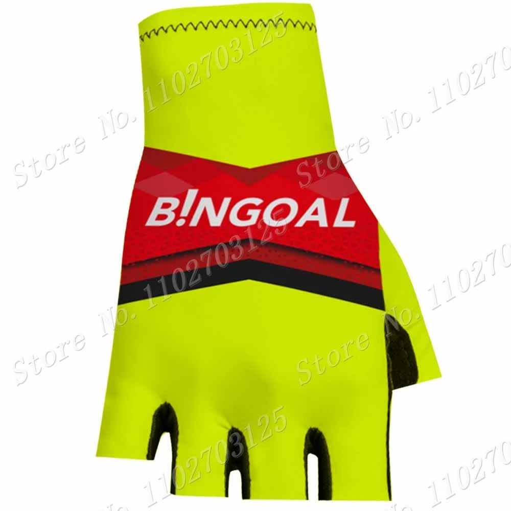 بينغوال-قفازات دراجة نصف إصبع للرجال ، قمصان دراجات الطريق ، فريق ركوب الدراجات ، بلجيكا ، جل MTB ، #2