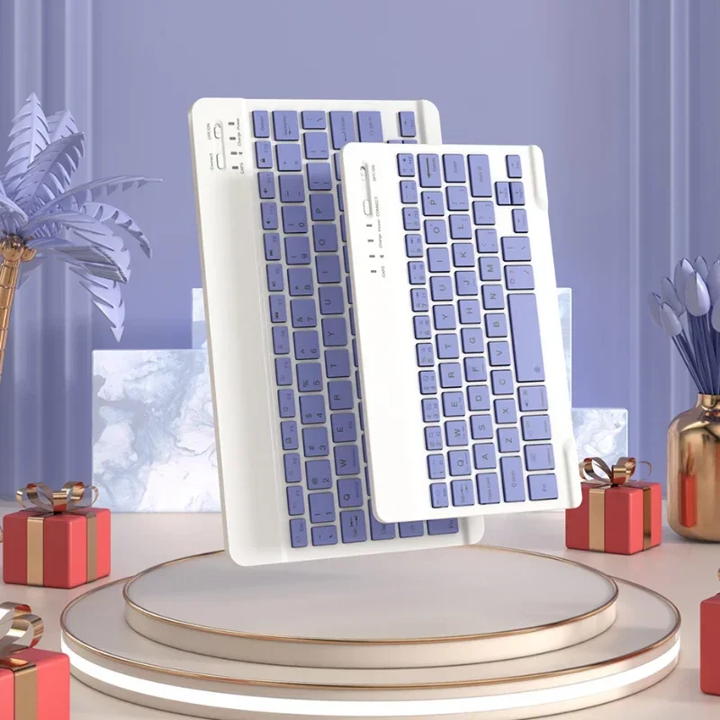 

Беспроводная клавиатура для iPad 2024 Air Pro 11 10,9, магнитная 10-дюймовая универсальная Bluetooth-клавиатура, перезаряжаемая